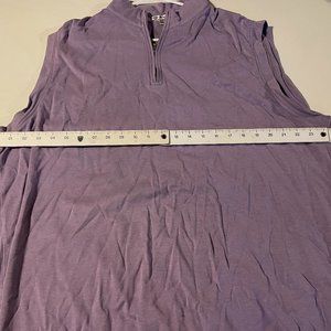 Peter Millar 1/4 Zip Vest - Size XXL, Purple